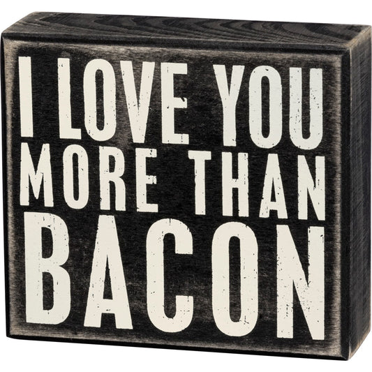 Box Sign - Bacon
