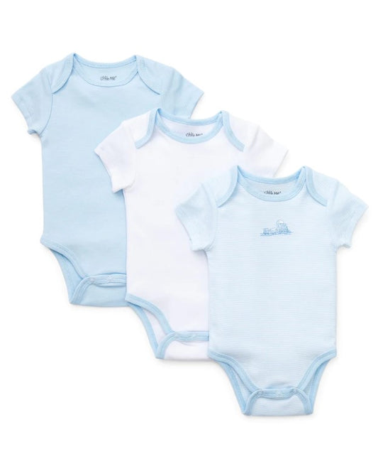 Train Bodysuits - 3pk