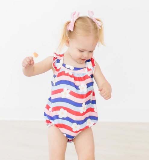 July Vibes Cross Back Romper