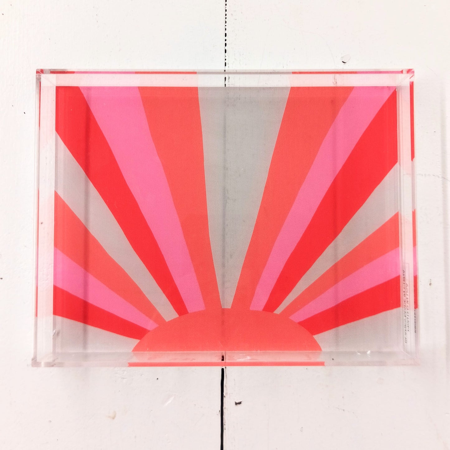 Small Acrylic Tray w/ Design