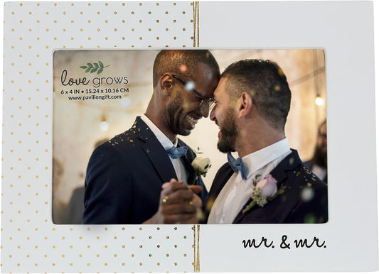 Mr. & Mr. 4x6 Photo Frame