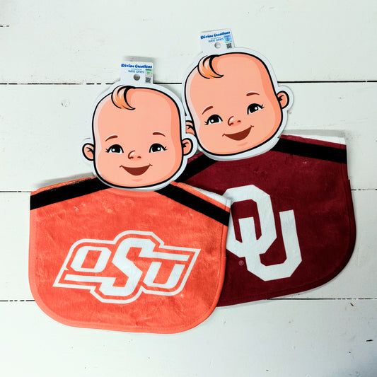 OU or OSU Jersey Bib