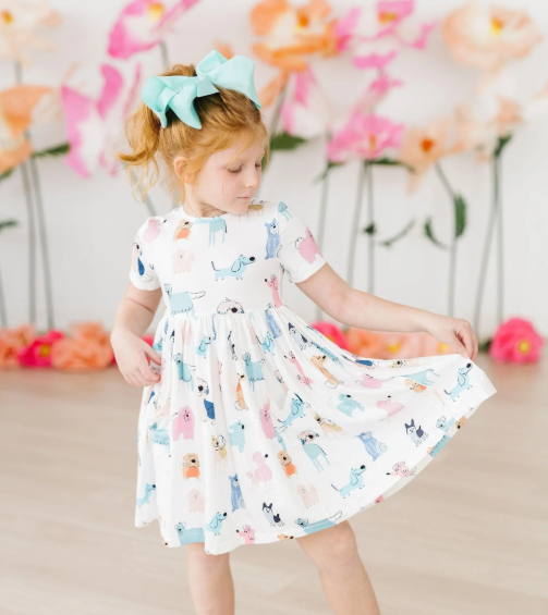 Puppy Pals Pocket Twirl Dress