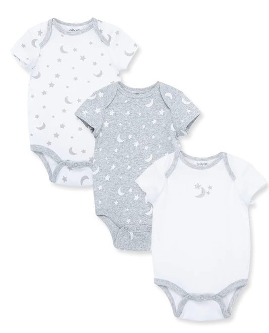 Moon and Stars Bodysuits - 3pk