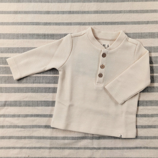 Waffle Shirt - Cream
