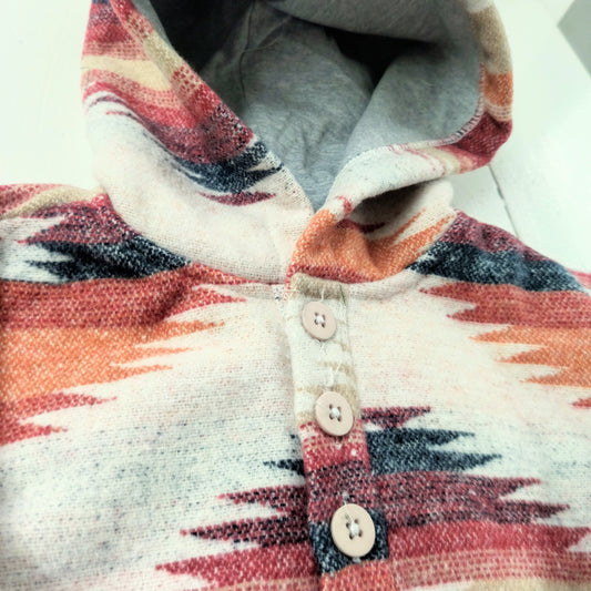 Rancho Jacket - Burgundy Aztec