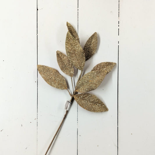 Beaded Leaf spray