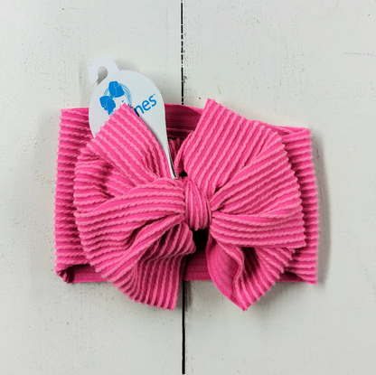 Messy Bow Textured Headwrap