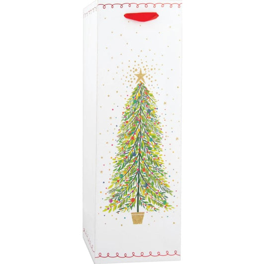 Bottle Bag - Christmas Tree Magic