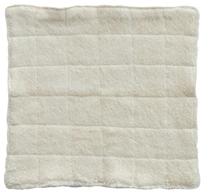 Quilted Cotton Terry Wash Cloth w/ Loop