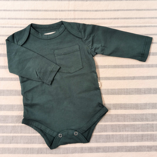 Long Sleeve Onesie - Green