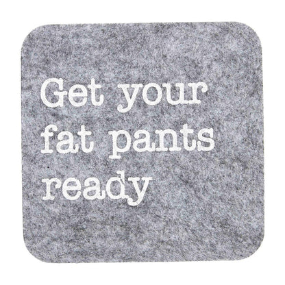 Thanksgiving Felt Coaster - 8 Styles