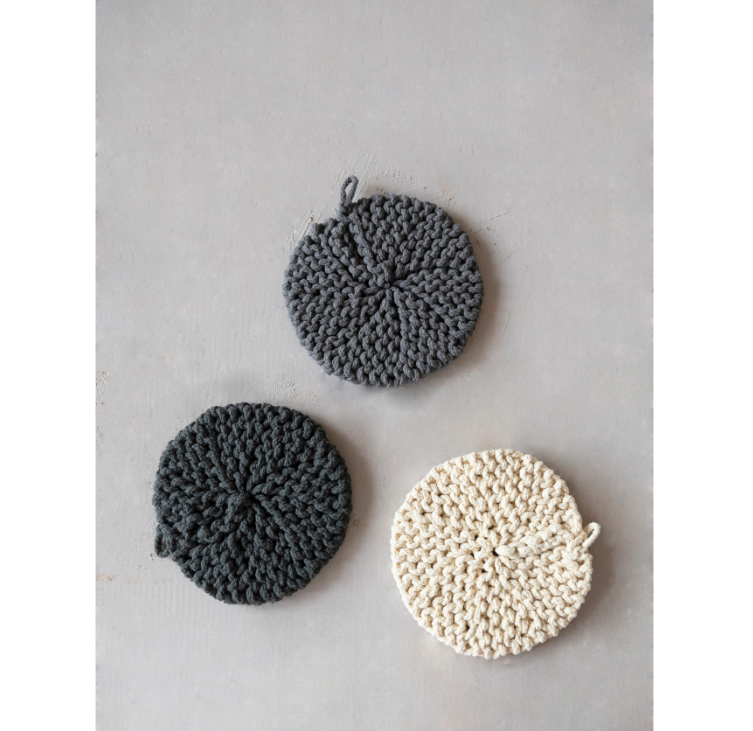 8" Round Crochet Potholder