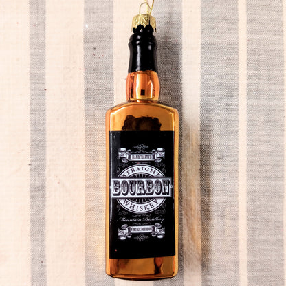 Glass Alcohol Bottle Ornament