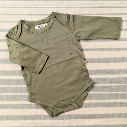 Long Sleeve Onesie - Sage