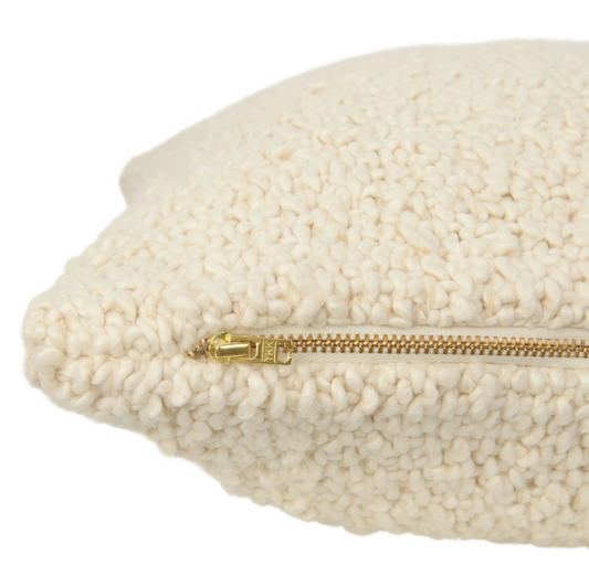 Woven Cotton Boucle Pillow
