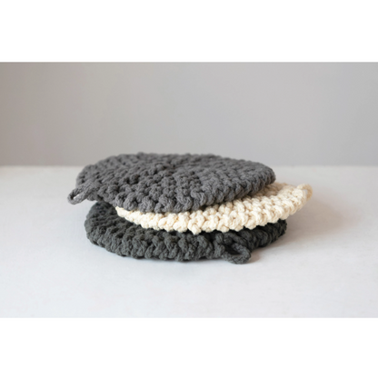 8" Round Crochet Potholder