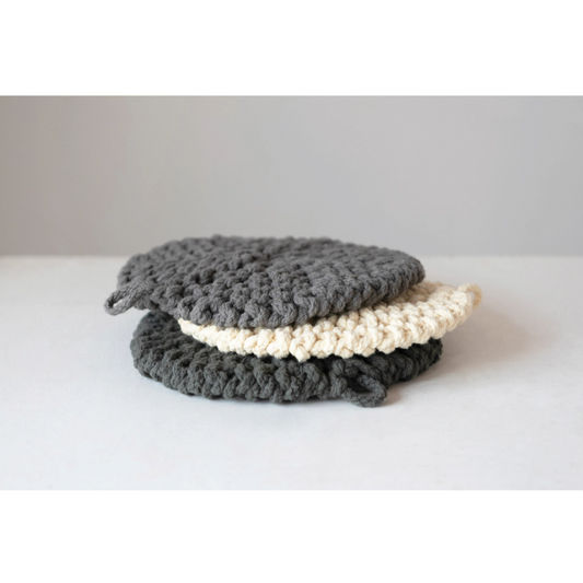 8" Round Crochet Potholder