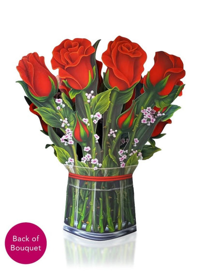 Red Roses Pop-Up Bouquet