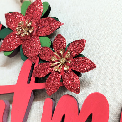 Merry Christmas Wood Wall Decor