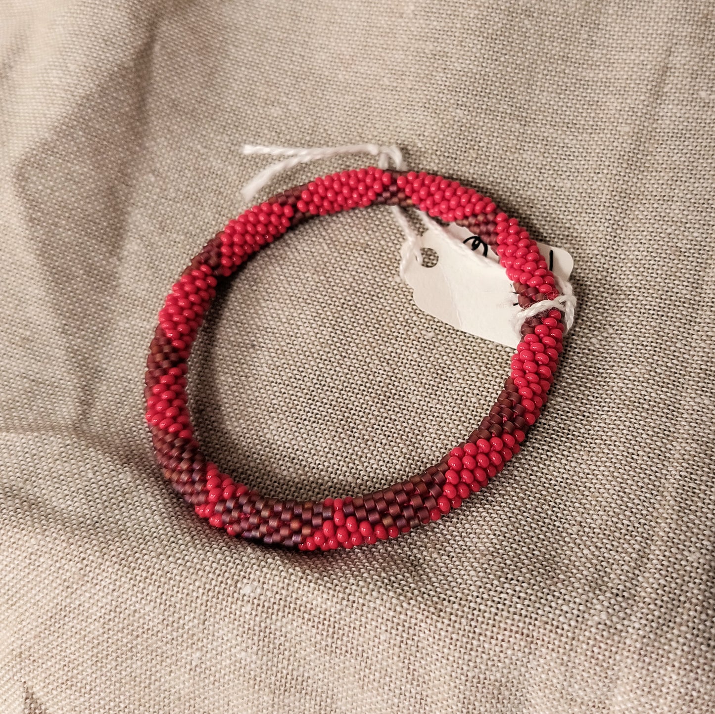 Sashka Beaded Bracelet - Red