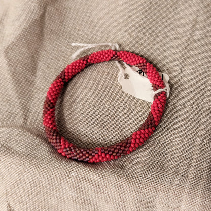 Sashka Beaded Bracelet - Red