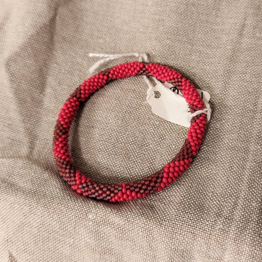 Sashka Beaded Bracelet - Red