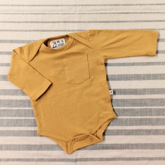 Long Sleeve Onesie - Gold