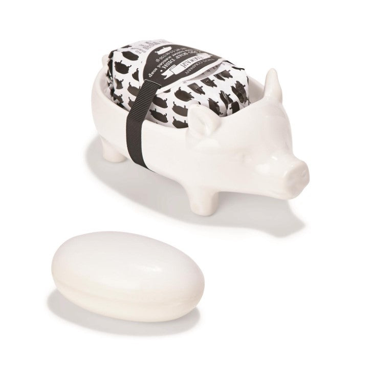 Pig Soap Dish w/ Shea Butter