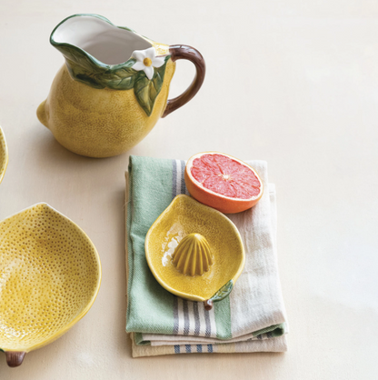 Stoneware Lemon Shaped Juicer
