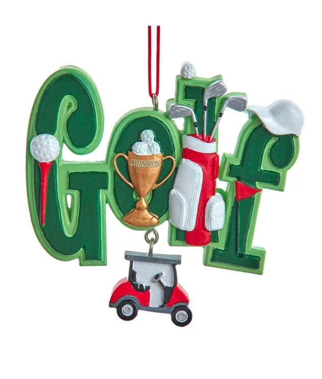 Golf Champion Ornament