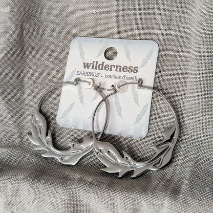 Alloy/Brass Hoop Earrings