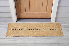 Thankful Long Jute Mat