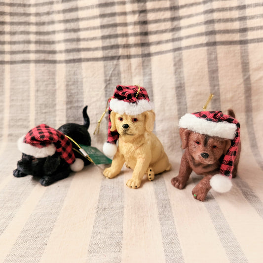 Lodge Puppy Ornament