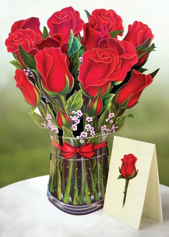 Red Roses Pop-Up Bouquet