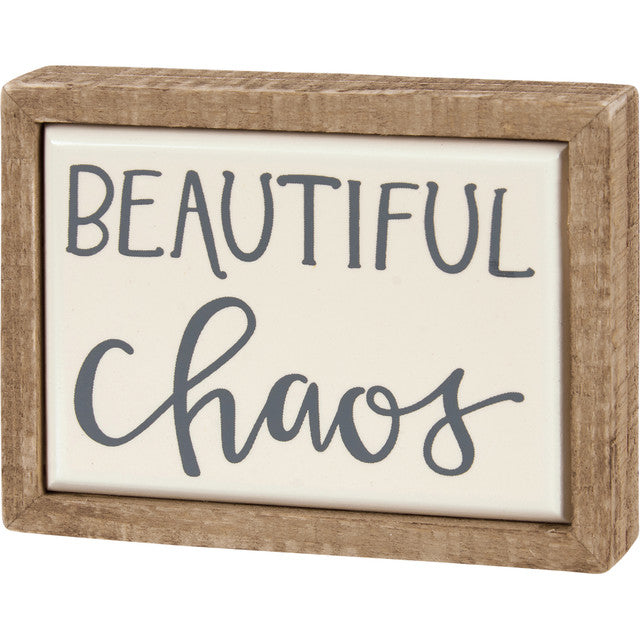 Boxed Sign Mini - Beautiful