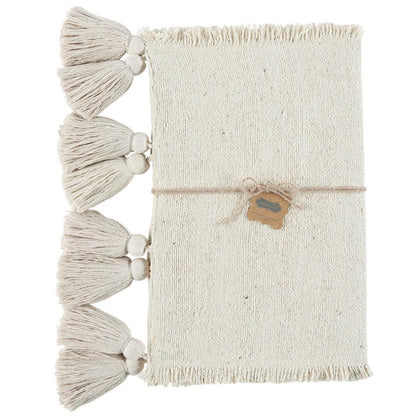 Off White Poncha Table Runner