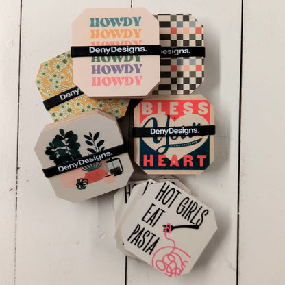Wood Coasters w/ Design
