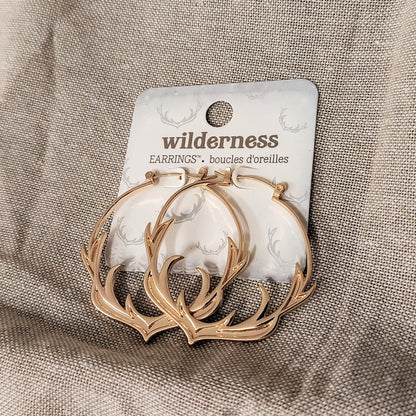 Alloy/Brass Hoop Earrings