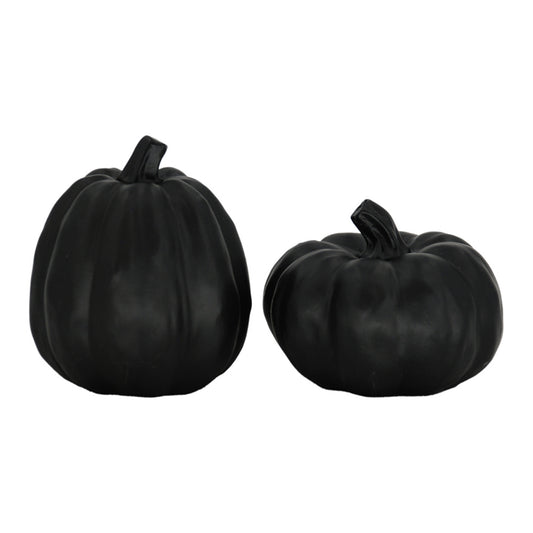 Black Resin Pumpkin
