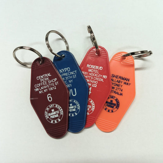 Motel Key Fob Keychain