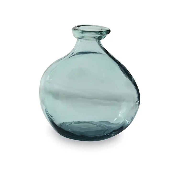 Grey Blue Short Vase