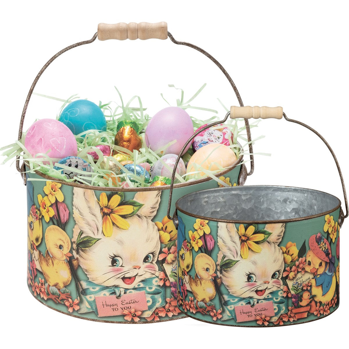 Bucket Set - Have a Happy Easter - set of large & small