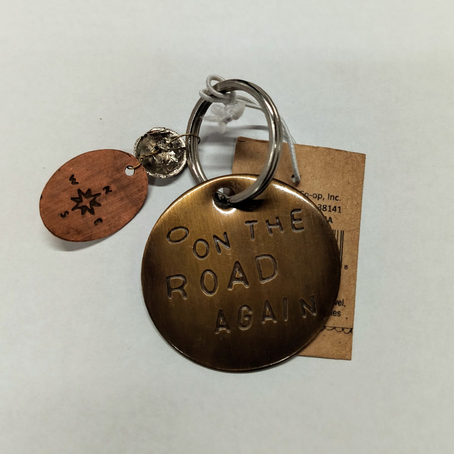 Brass Key Chain w/ Saying