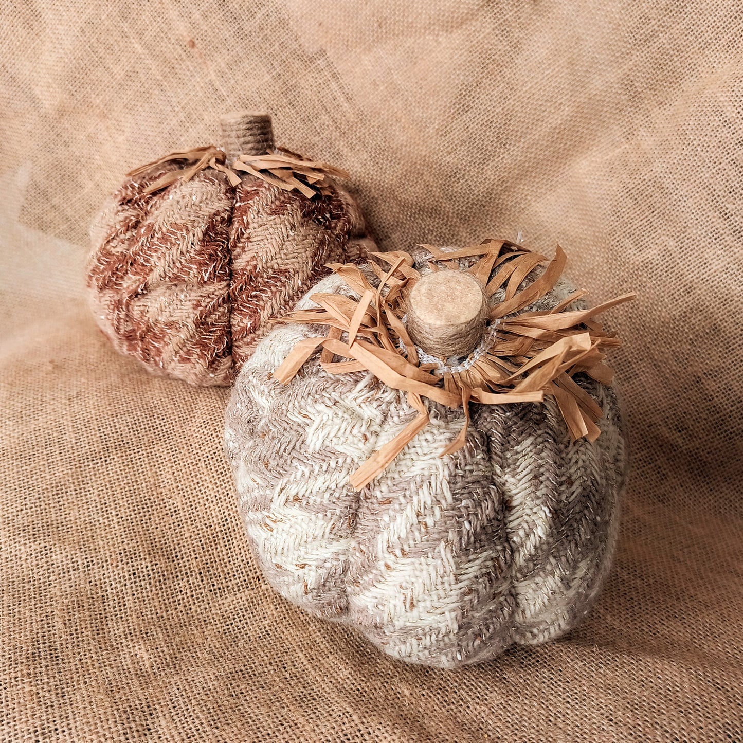 Harvest Fabric Pumpkins