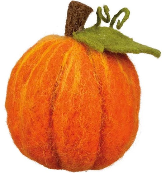 Felt Pumpkin - Orange