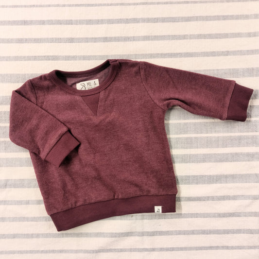 Cozy Sweatshirt - Burgundy