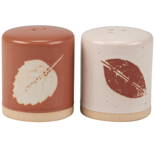 Fall Leaf Salt & Pepper Shakers