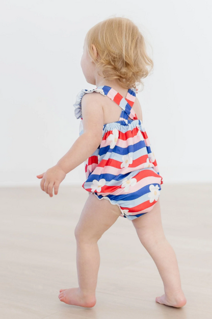 July Vibes Cross Back Romper