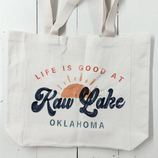 Life At Lake Tote Bag